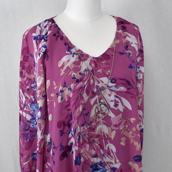 JM Collection Blouse Size Large - Picture 5 of 8